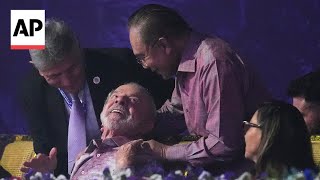 Malaysia's PM sings happy birthday to Brazil's president during gala