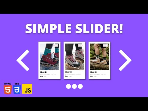 How To Make Ecommerce Website Image Slider with HTML CSS Javascript -EASY TUTORIAL