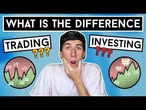TRADING vs INVESTING??? What Is The Difference??? (Stock Market 101 For Beginners)