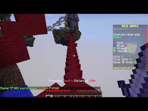 Minecraft BedWars#1First Game Ever!!!!!