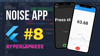 Desibel Noise App - Made with Flutter - Hyperlapse coding #8
