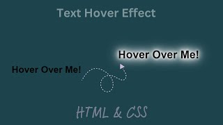 CSS Simple Text Hover Effects | CSS Glowing Effect