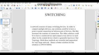 Switching techniques in networking