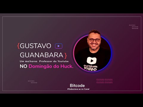 Gustavo Guanabara (um dos melhores professores do youtube) #Domingodo #Huck