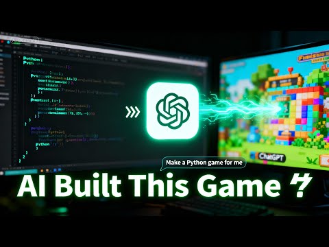 I Built a Python Game in 5 Minutes with ChatGPT (Full Code)