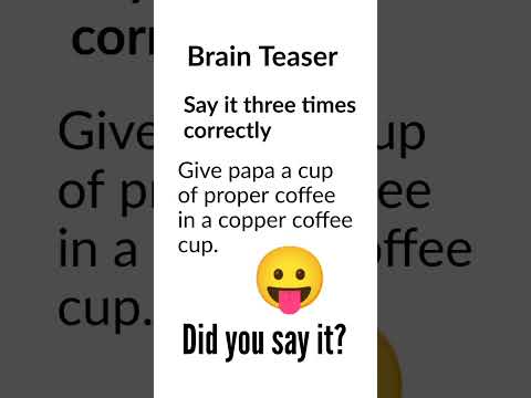 Tongue Twisters in English