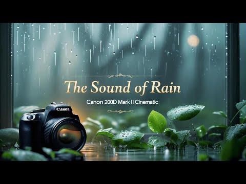 The sound of rain | canon 200d mark ii video