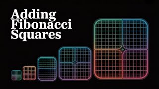 Fibonacci Squares Sum 🔢 | Beautiful Visual Proof (No Words!)