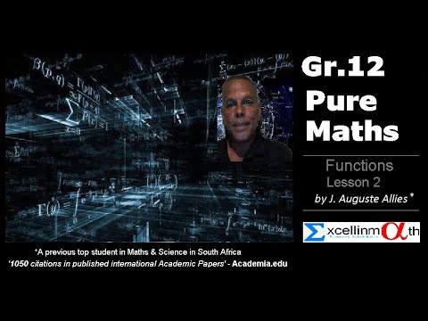 Gr 12 Functions Lesson 2: Domain & Range