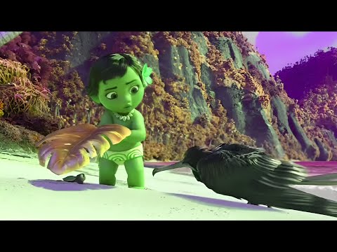 Moana - Moana Saving a Turtle From Bird! | Sponsored by Gamavission Csupo Effects 