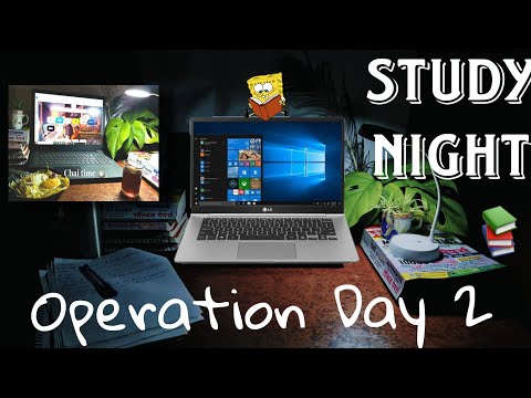 Night Study Routine l Challenging Day l late Night l Rain 🌧️ l Dark room l