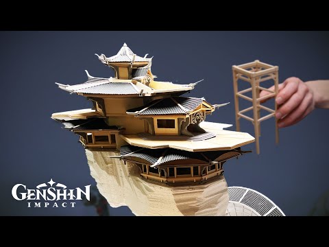 Making a Model of Wangshu Inn - Genshin Impact (Part 1)