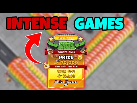 INTENSE ACTION in this NEW HIGHEST ARENA… (Bloons TD Battles)