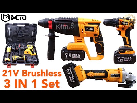 KIM.S MCTO Super Gila Set 21V Brushless 3 In 1 Set Power Tool 3 in 1 Tool Shopee kslivingstore