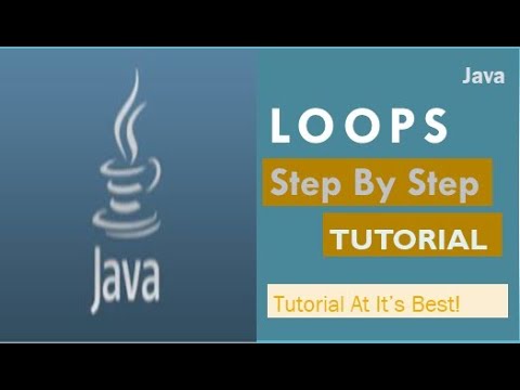 Java loops - Step by step tutorial