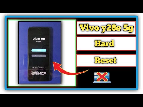 Vivo Y28e 5G Hard Reset | Vivo Y28 5G Hard Reset Not Working | Vivo Y28e 5G Pattern Unlock | Reset