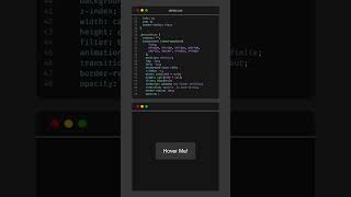 How to Make a Cool Button in CSS! 🎨✨ #shorts