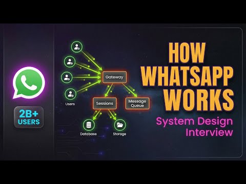 System Design Interview: How WhatsApp Actually Works | Real-Time Messaging Architecture