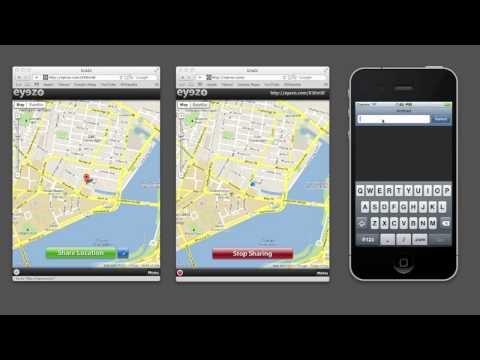 Sharing your Location with EyeZo.com
