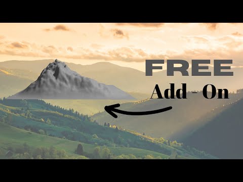 Create LANDSCAPES in Blender With FREE Addon ( 2024 Update )