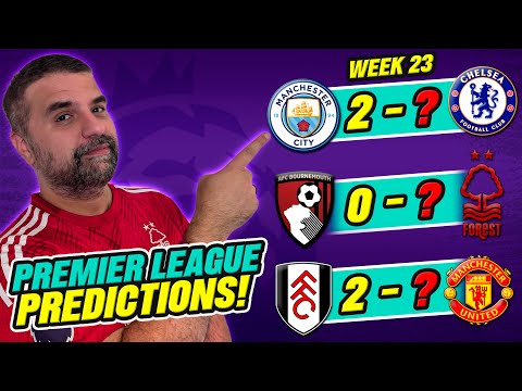 PREMIER LEAGUE PREDICTIONS WEEK 23
