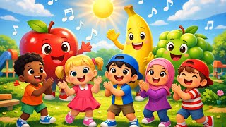 Fruit Friends Song 🍎🍌🍇 #KidsSongs #LearningWithFun #HealthyEating