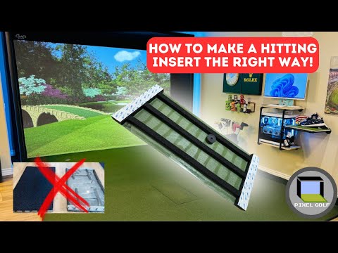 How To Build A DIY Hitting Insert For Your Golf Sim 2024!