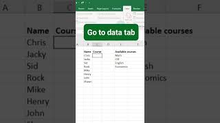 Learn how to dropdown in Excel!#exceltips #exceltutorial #excellearning  #excelformulas #viralvideo