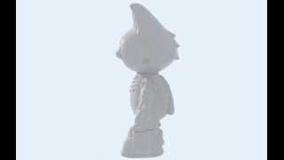 Wananeko 3D model quick turnaround