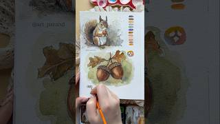 How to Make Brown Paint with Just 3 Colors! #watercolor #watercolortutorial #colortheory #painting
