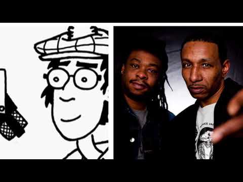 Nardwuar plays Evitan (Jarobi of A Tribe Called Quest & Dres of Black Sheep) HOT DAMN
