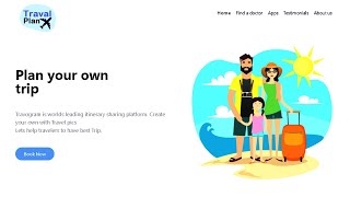 Travel Web Template Design Using Html And CSS