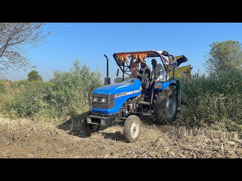 "Unbelievable Harvest Power! Sonalika Tractor Meets Surjeet Thresher - Game-Changer for Farmers!"