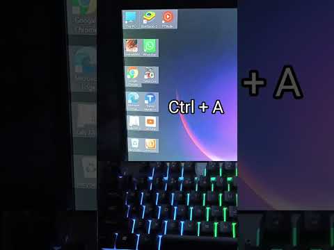 How to select all files in one click of computer #shorts #viral #shortsviral