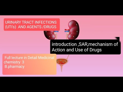 URINARY TRACT INFECTION AND UTI's AGENTS /DRUGS  ,INTRO,SAR,USES ,(FULL DETAIL  EXPLANATION )