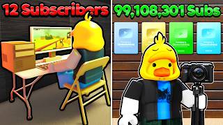I Became a FAMOUS YOUTUBER and Made BILLIONS in Roblox YouTuber Simulator Tycoon!