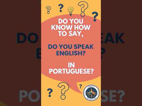 Learn “Do you speak English?” in Portuguese #movingtoportugal #portugalwithkids #expatsinportugal
