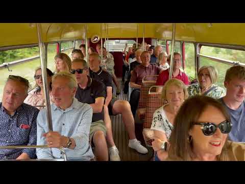 The Kinks Routemaster bus tour before the show at George IV in Chiswick 30.08.24