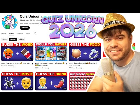 Welcome to Quiz Unicorn 🦄 (Channel Intro 2026)