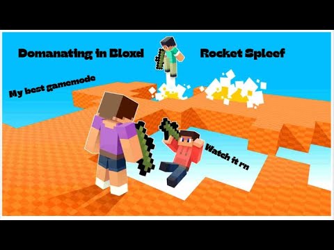 Dominating in Bloxd Rocket Spleef