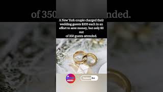 💔🤑 💒NEW YORK COUPLE CHARGED GUESTS $333 EACH TO ATTEND THEIR WEDDING… ONLY 60 OUT OF 350 SHOWED UP!