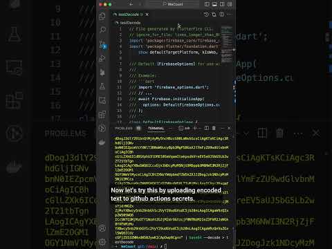 [Shorts for Devs] Upload secret files to github workflow