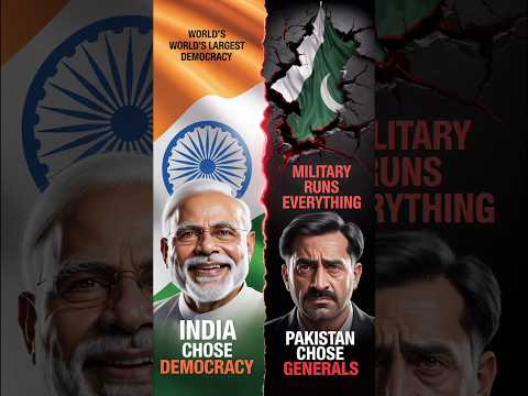 "Why India Never Had a Military Coup, But Pakistan's PMs Keep Getting Removed 🇮🇳🇵🇰 #Shorts"