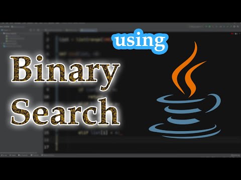 How to implement Binary Search in java | Java tutorials | Full explanation |