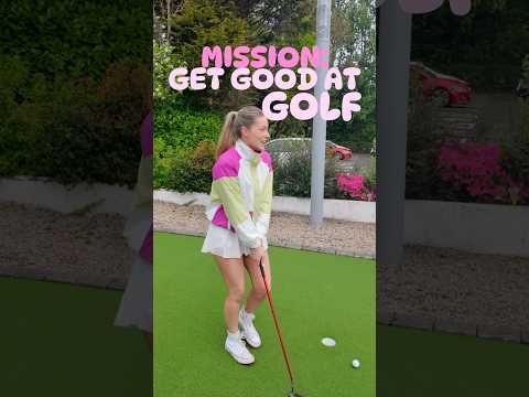 just a girly who wants to be good at golf💛#golfbeginner #drivingrange #golfgirl