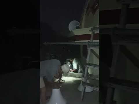 proses pemasangan spiker masjid lit taqwa dusun semaden,,LOSSS