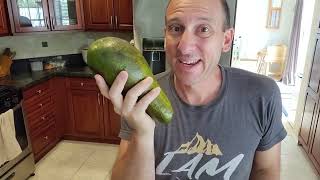 Jeremy Makes Guacamole with 3 pound Avocado from his back yard!