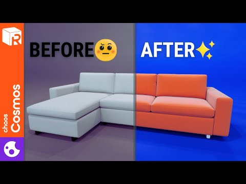 Change Materials of Proxies | Chaos Cosmos Furniture | VRay for SketchUp