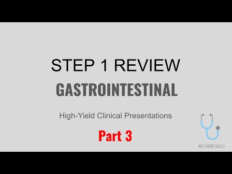 USMLE STEP 1 HIGH YIELD GASTROINTESTINAL PATHOLOGY | GI PART 3