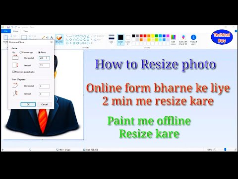 Paint | How to resize photo in laptop | Photo ka size kam kaise karen 2022 | Technical Boy